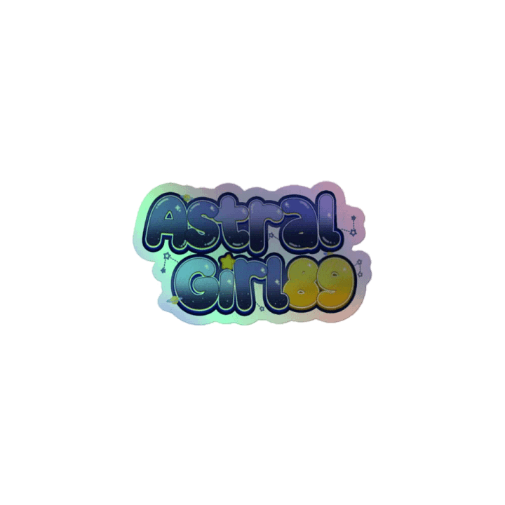 AstralGirl89 Logo sticker product image (1)