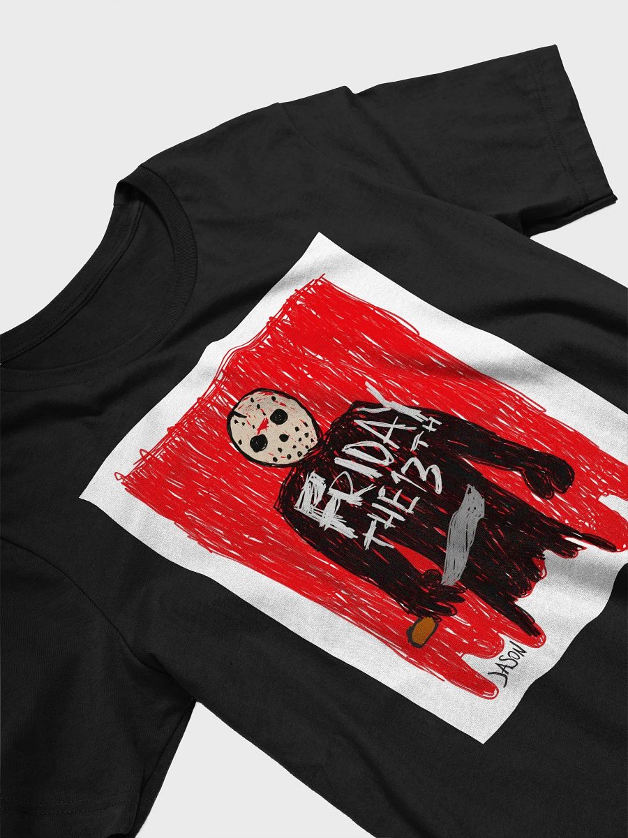 🔪 "JASON" CreepyKids Girl Horror Tee Art Print🔥 product image (3)