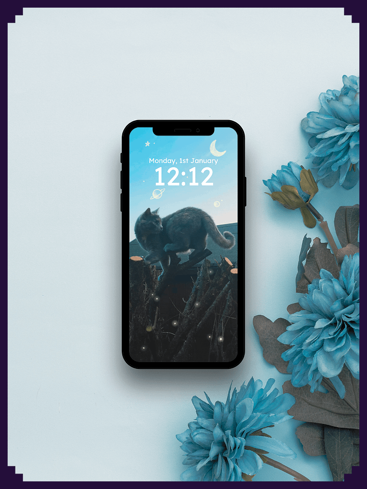 Space Kitty Wallpaper product image (1)