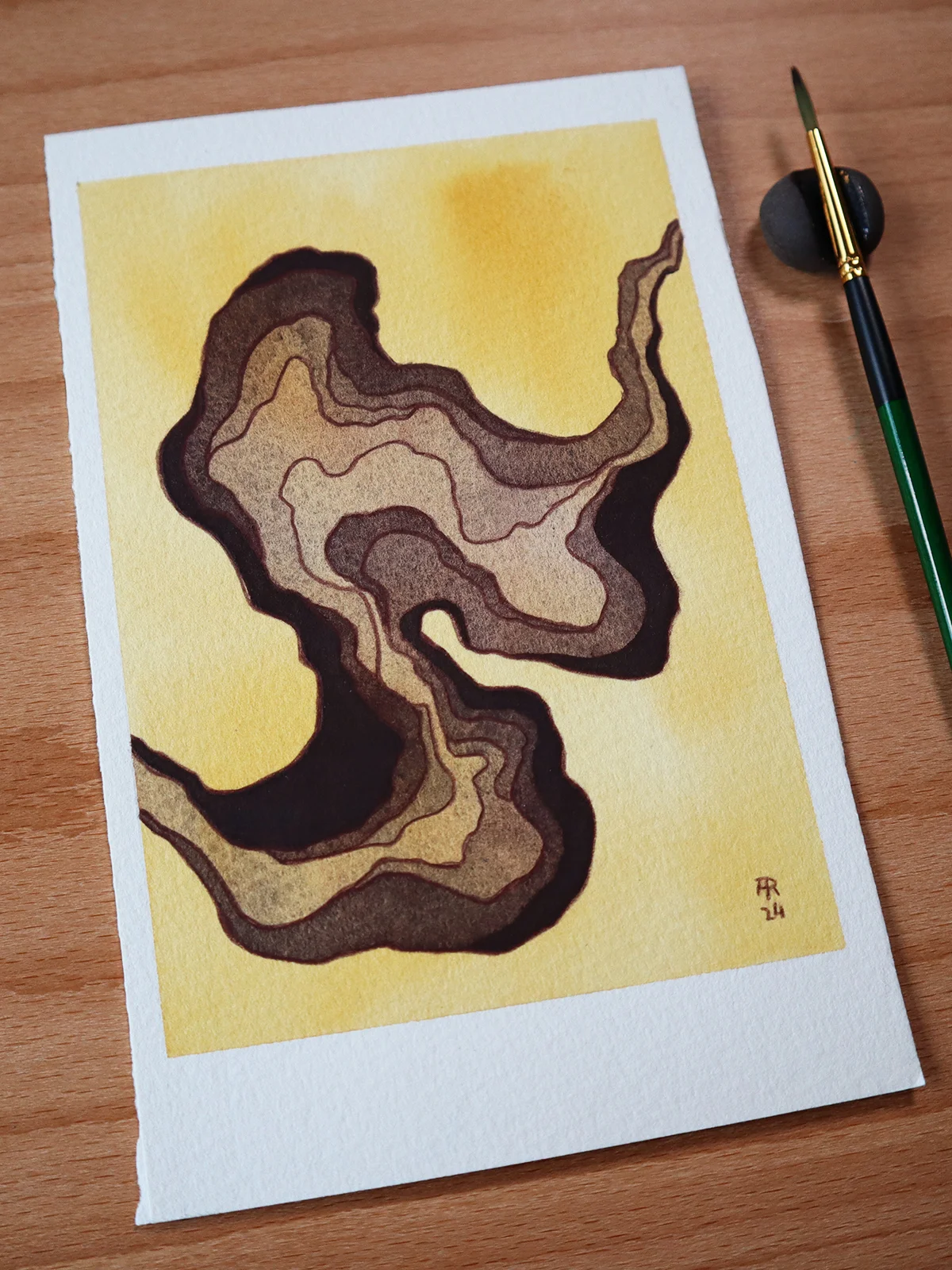 original painting : lines iv product image (1)