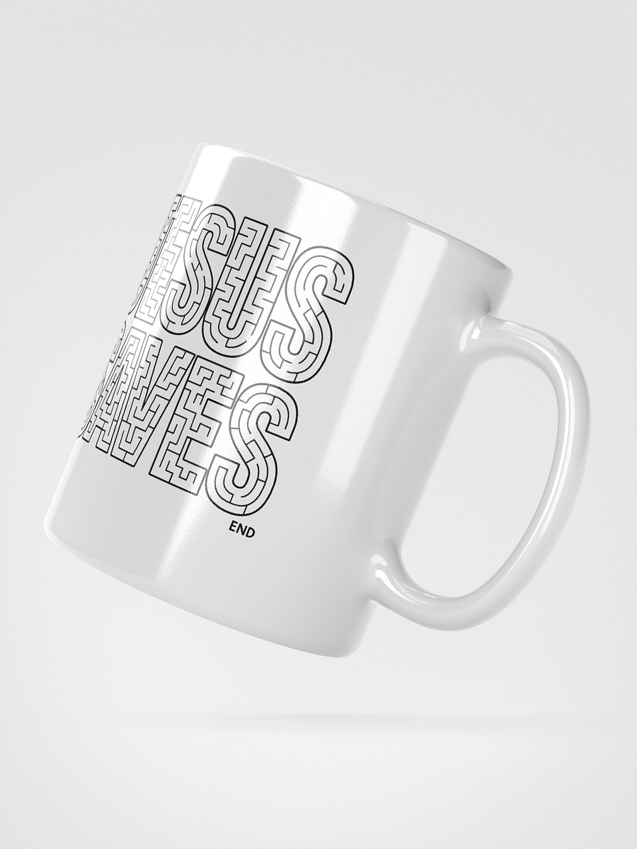 "Jesus Saves" Mazed Glossy Mug product image (5)