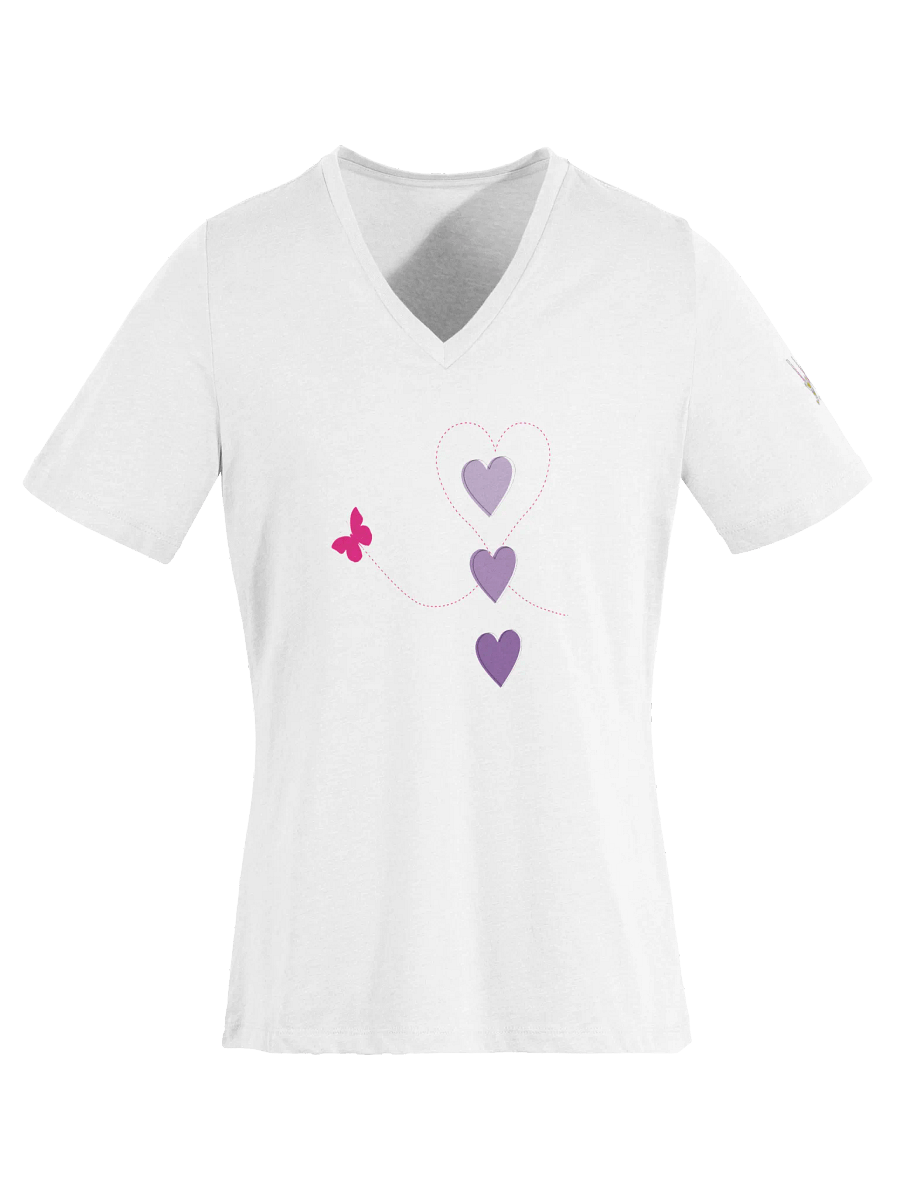 Flutter My Heart V Tee product image (3)
