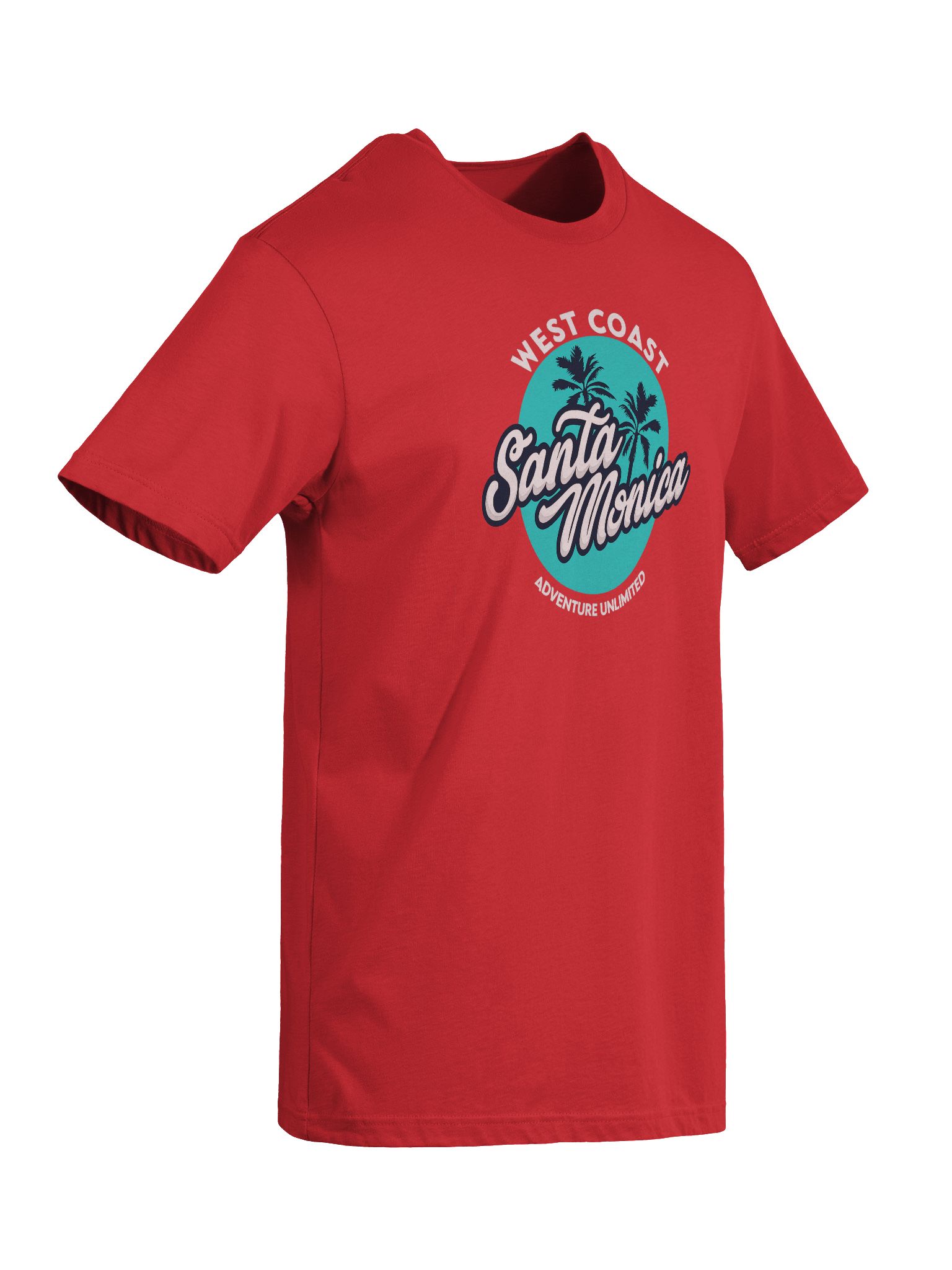 "Santa Monica Adventure Unlimited" West Coast T-Shirt product image (9)