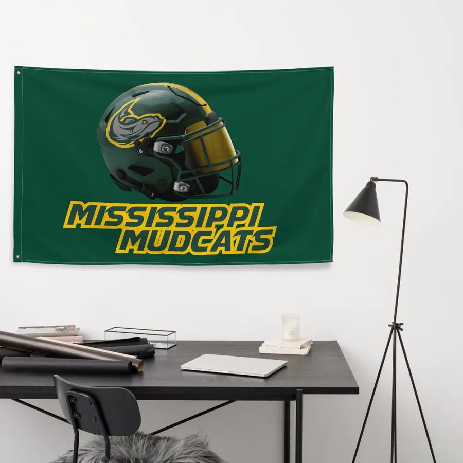 Mississippi Mudcats Team Flag product image (9)