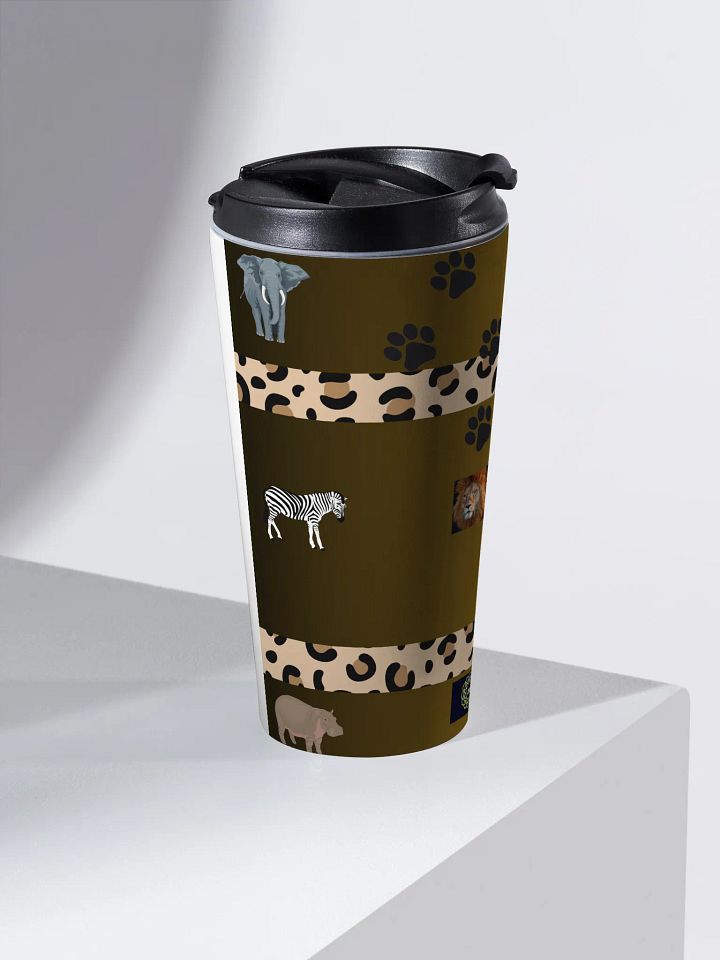 Safari Paw Prints Stainless Steel Travel Mug product image (2)