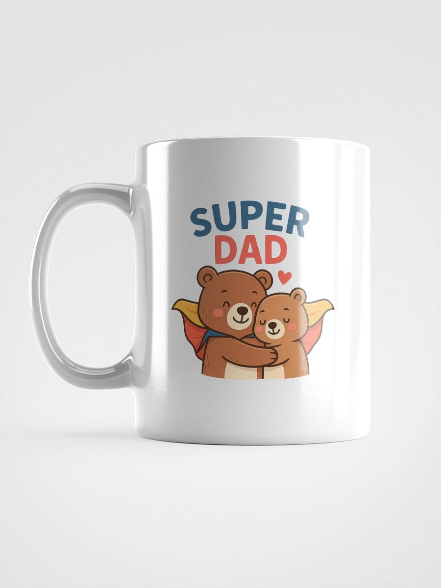 Super Dad Hug White Glossy Mug product image (17)