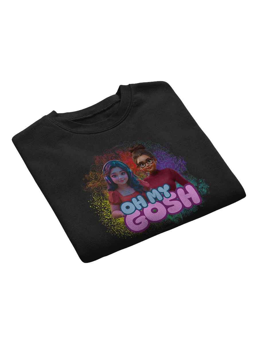 "Oh My Gosh" Women's Fleece Crop Sweatshirt product image (7)