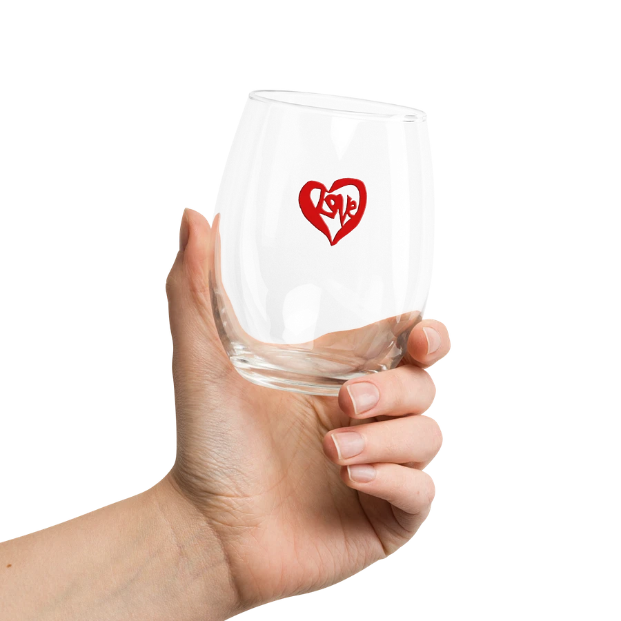 Love Inside Heart Stemless Wine Glass product image (13)