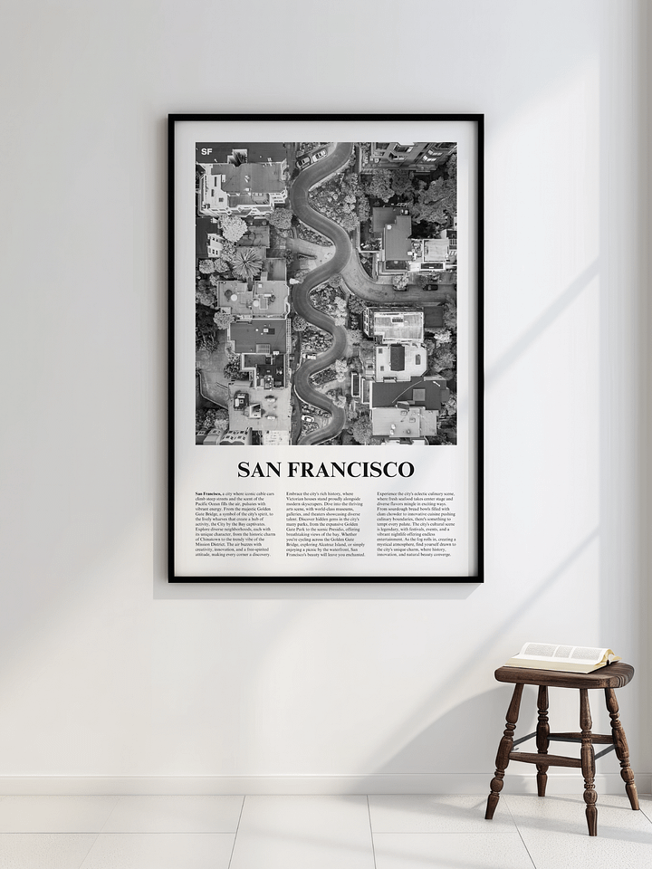 San Francisco 05 Newspaper Poster | Framed product image (2)