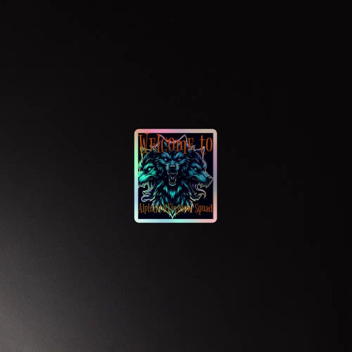 AlphaWolfKingdom Holographic Wolf Sticker Set product image (2)