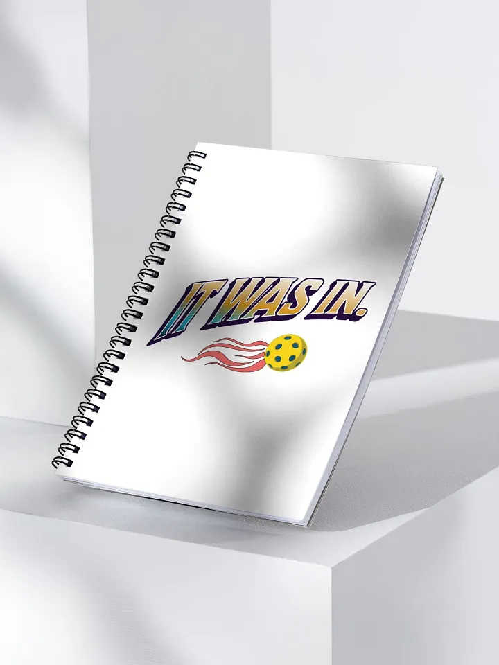 It Was In Pickleball Cosmic Spiral Notebook product image (1)