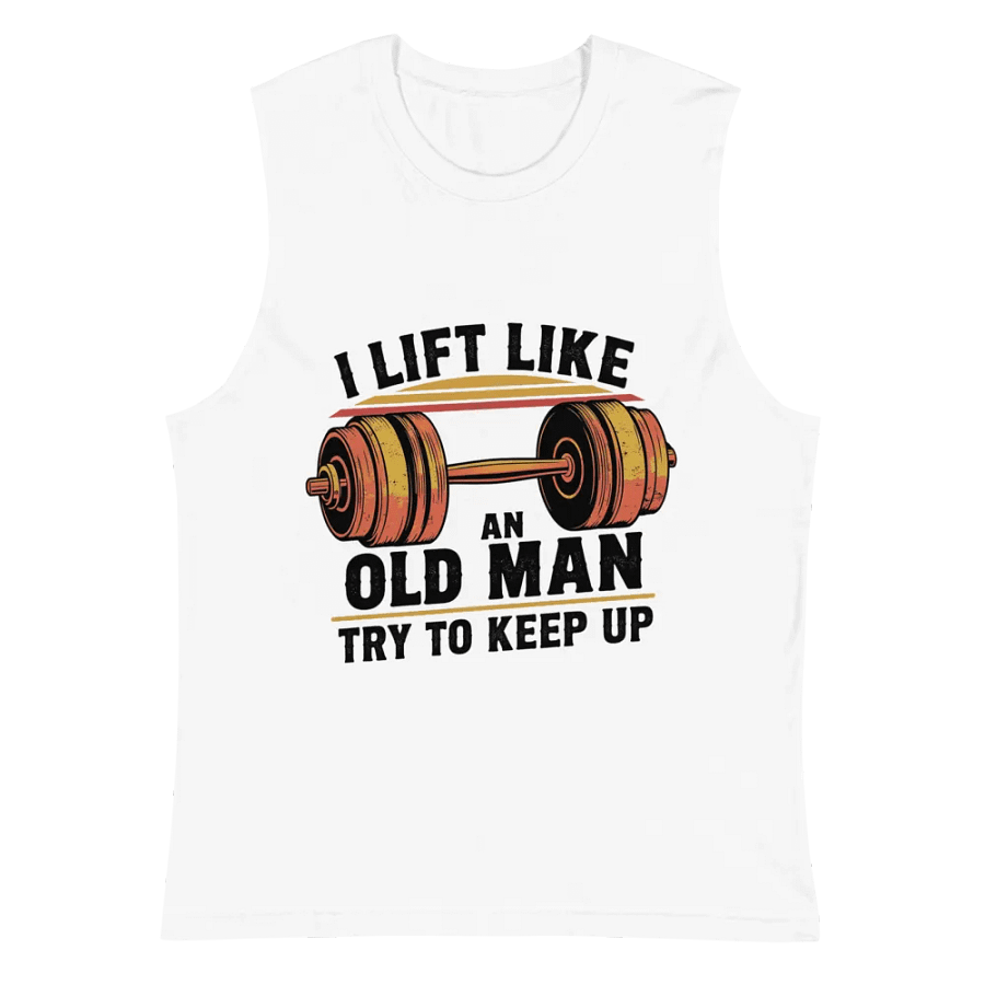 Old Man Lifting Muscle Tank product image (3)