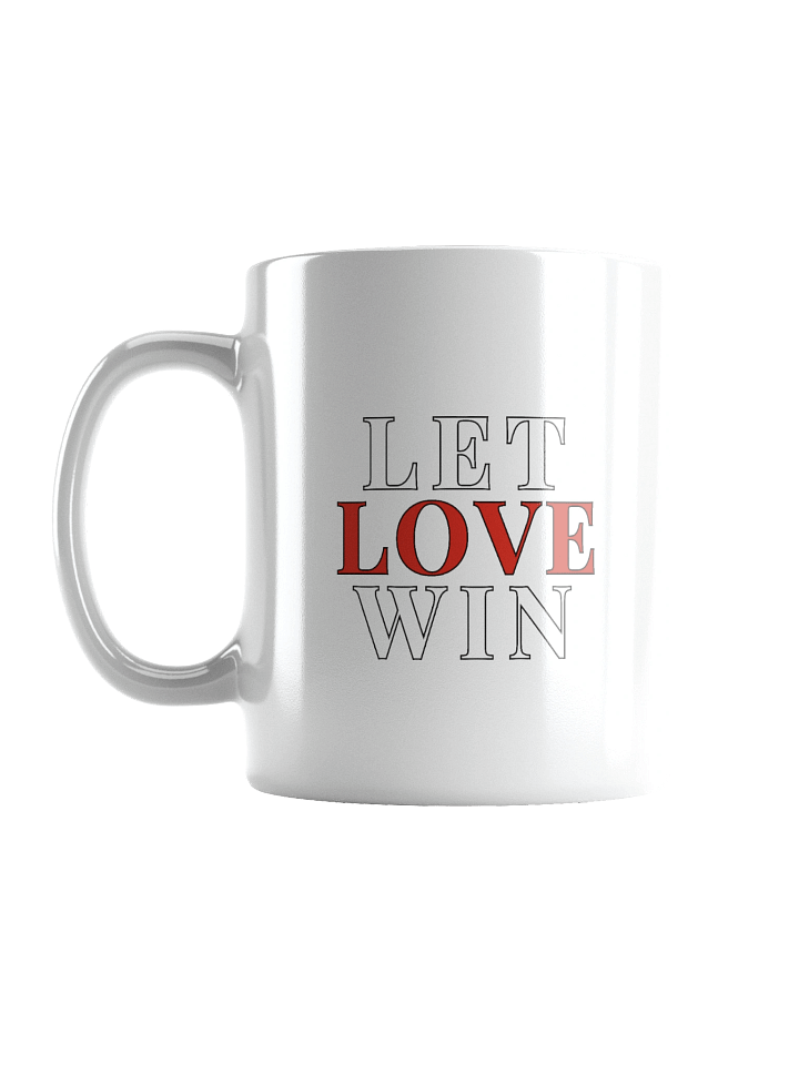Let Love Win White Mug - LTW product image (1)