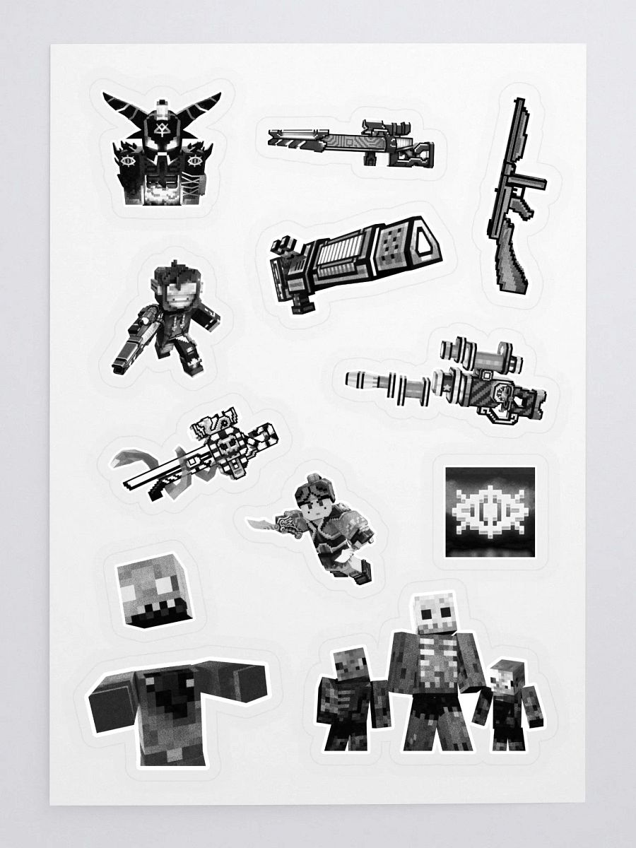 Stickers 3 BW product image (1)