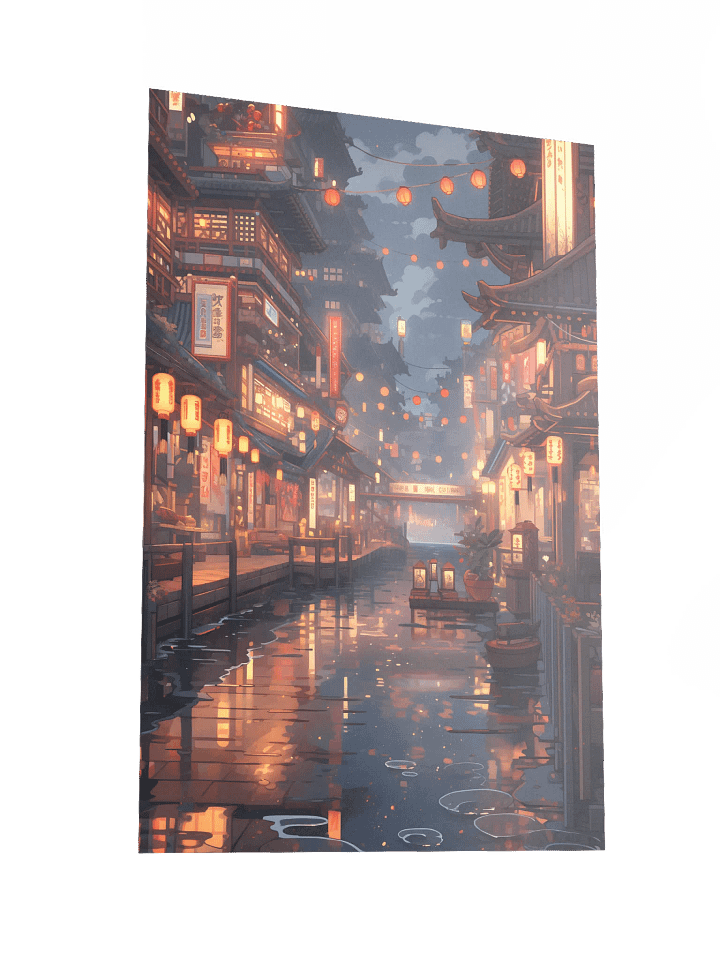 Asian City Lights Poster product image (4)