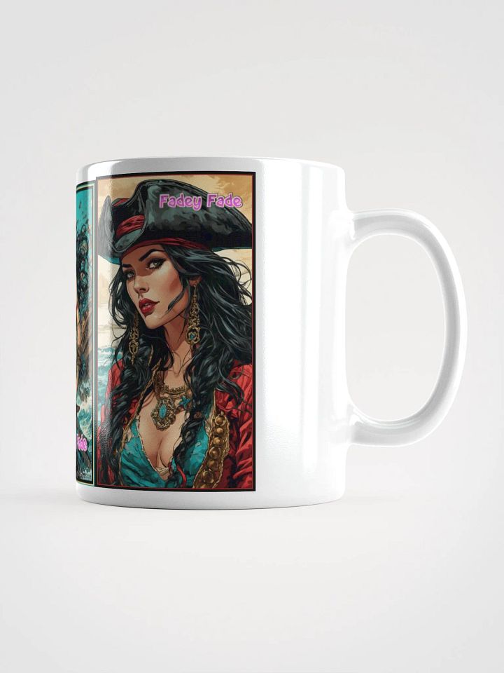Faded Pirate Lass Mug with 3 designs product image (2)