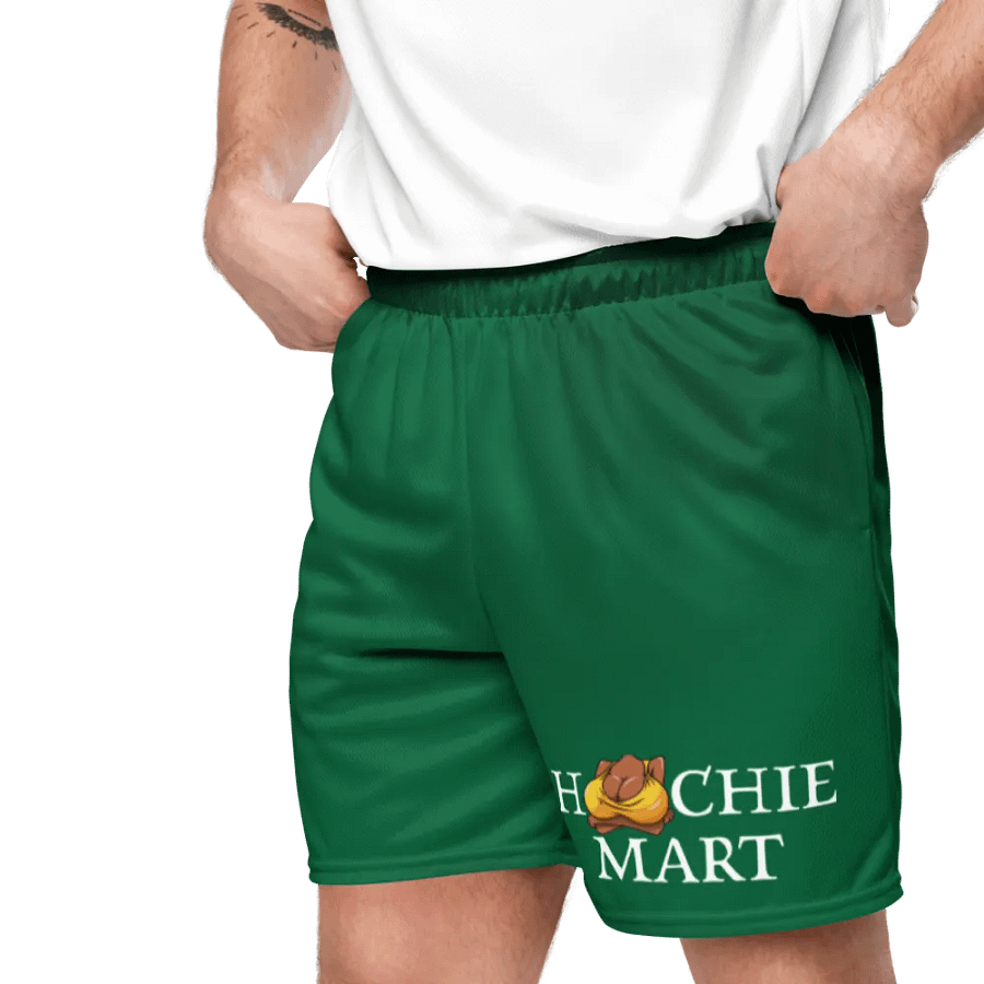 Hoochie Mart Unisex Mesh Shorts Emerald product image (8)