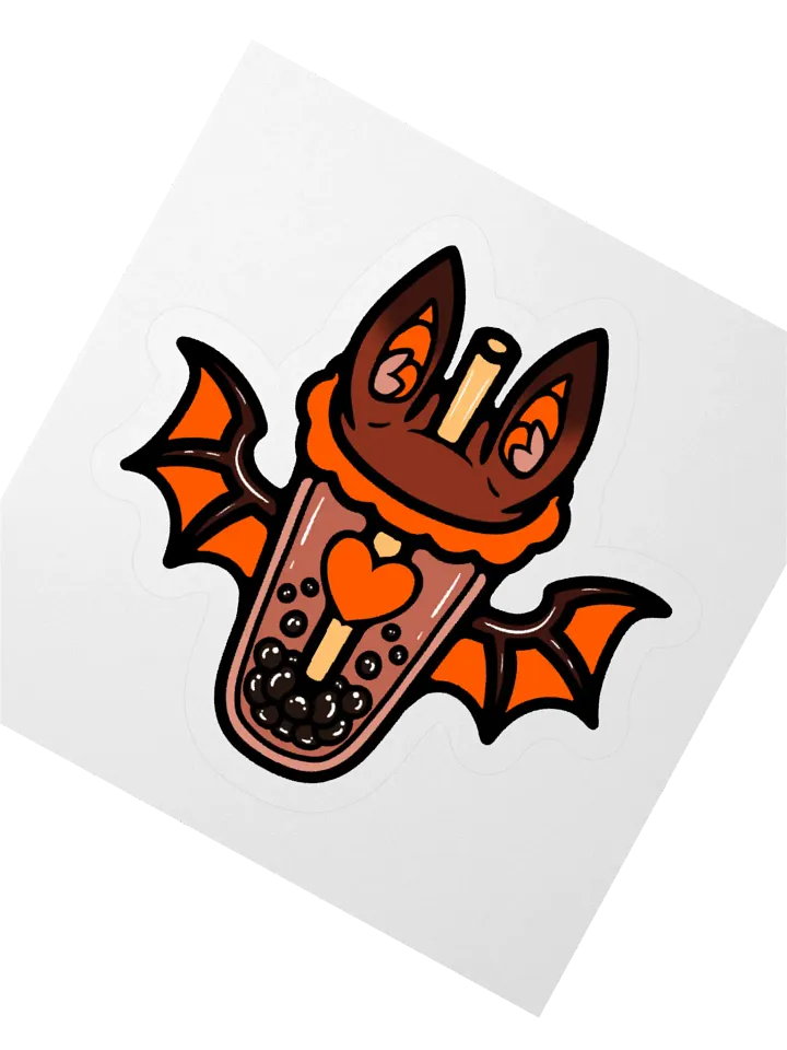 MatchaEXE Orange Bobat Sticker product image (6)