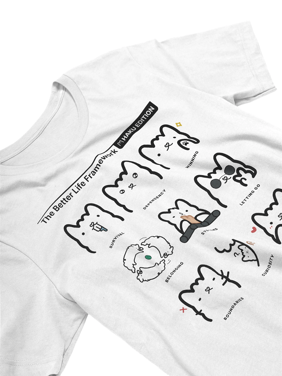 Better Life Framework Tee (HAKU) [WHITE] product image (3)