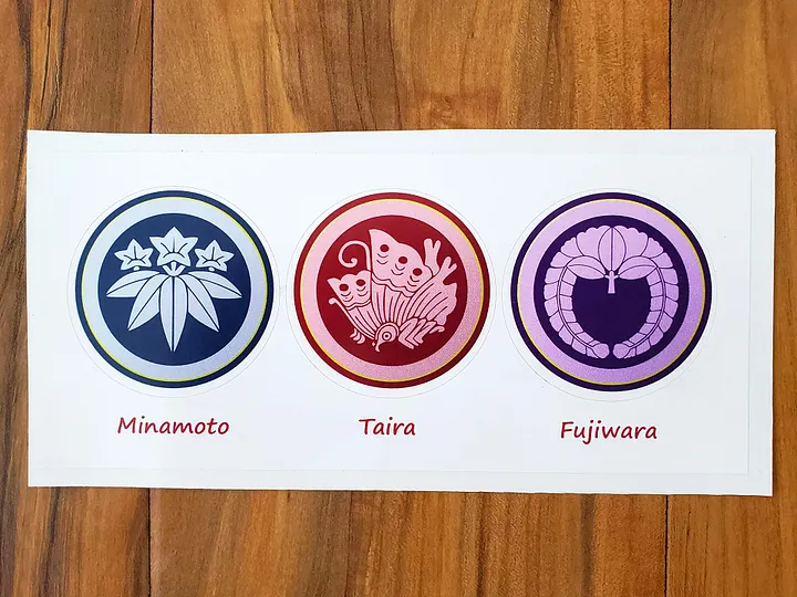 3-Pack Japanese Clan Crest Stickers product image (2)