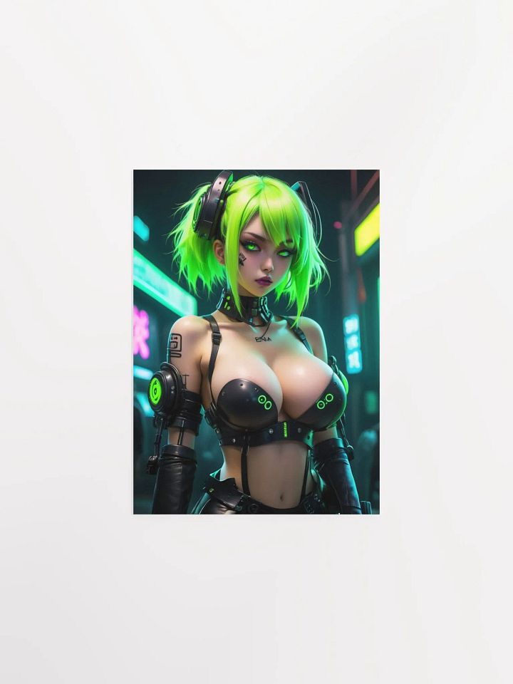 Neon Cyberpunk Dreams Poster product image (1)