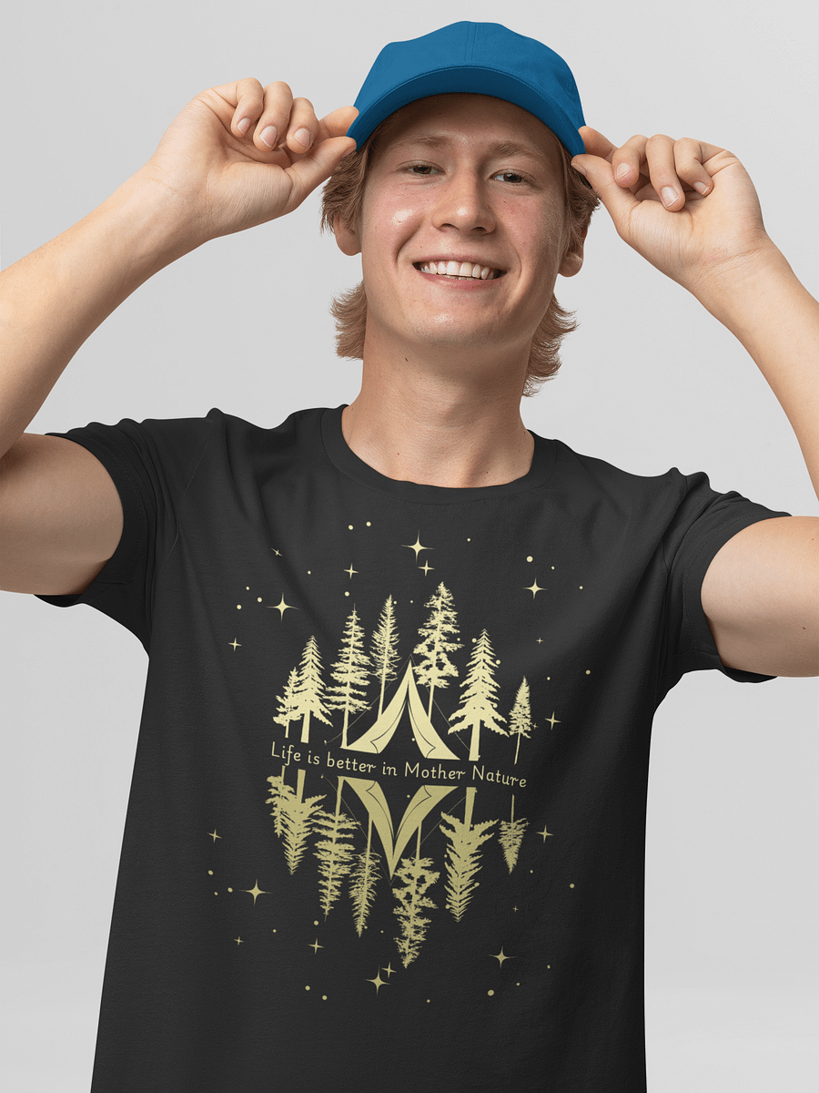 Life is better in Mother Nature T-Shirt ( Side -Starry Night- ) product image (2)