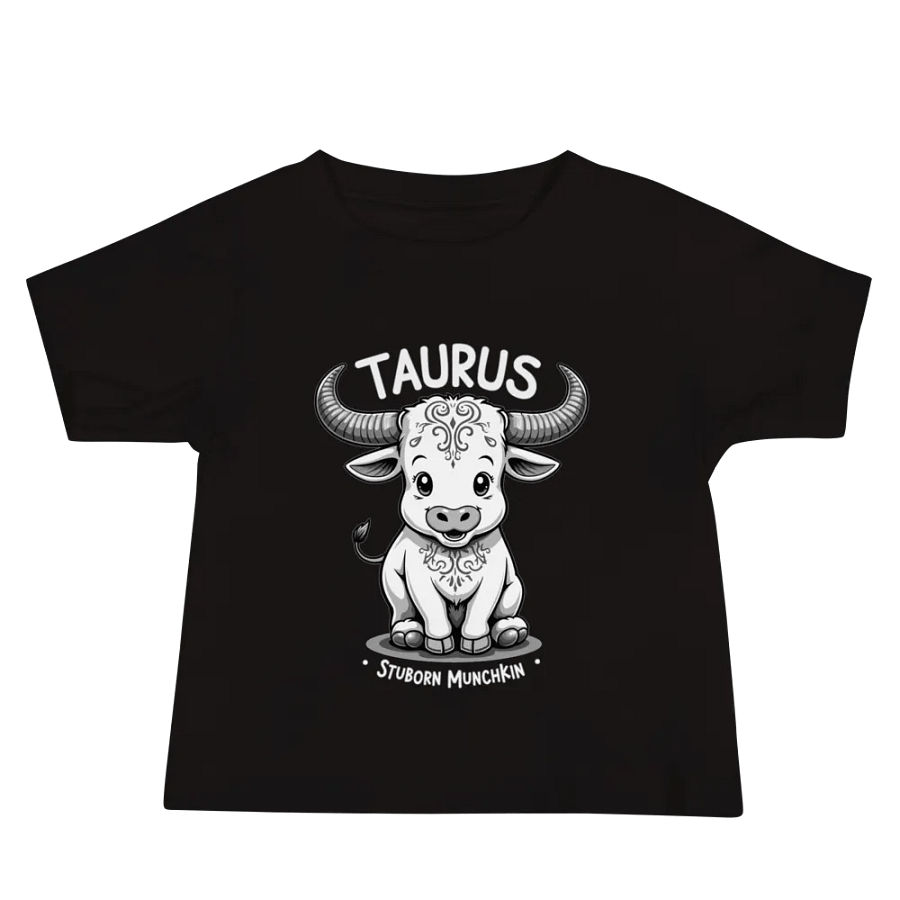 Stubborn Munchkin Taurus Baby Tee product image (2)