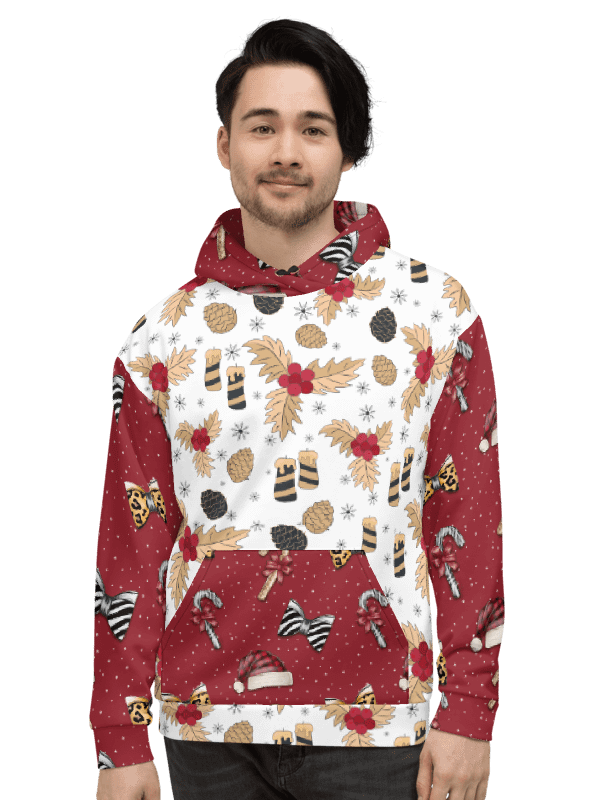 That Ugly Christmas All-Over Unisex Hoodie product image (3)