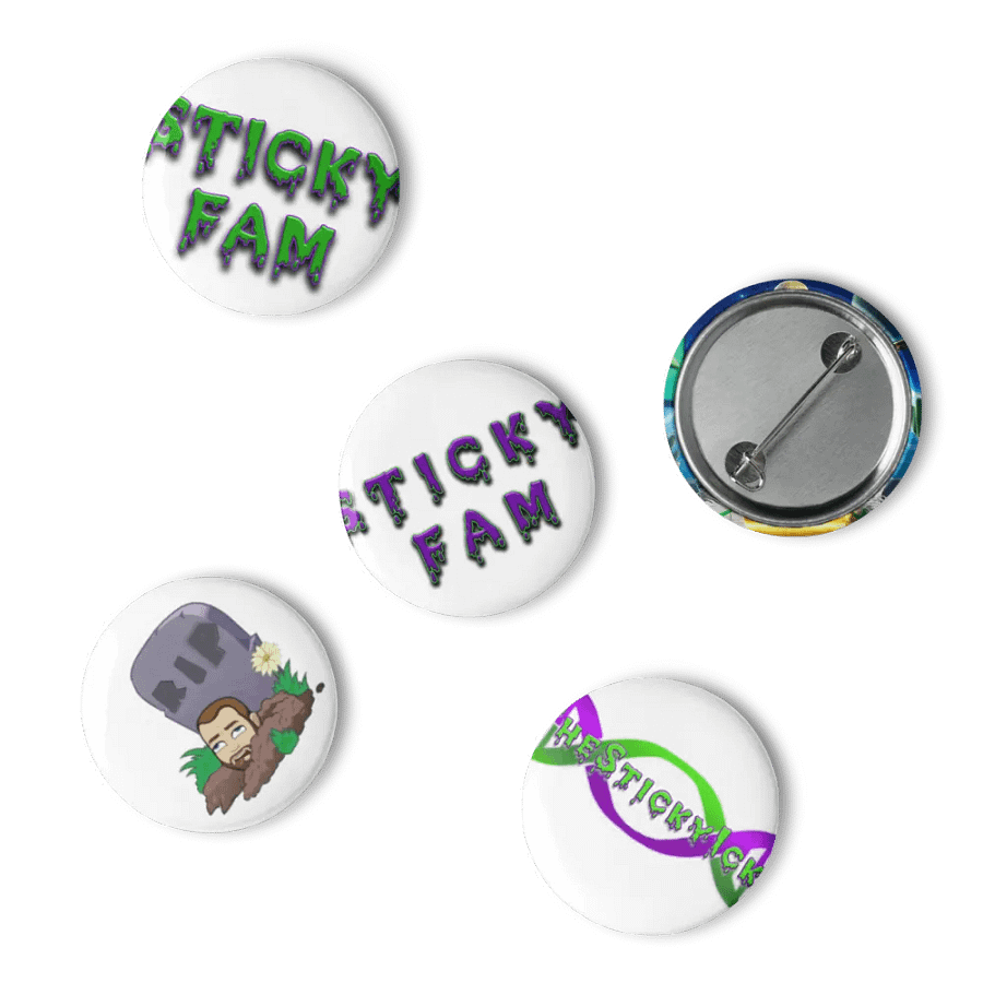 Dripping Green Pin Button Set product image (6)