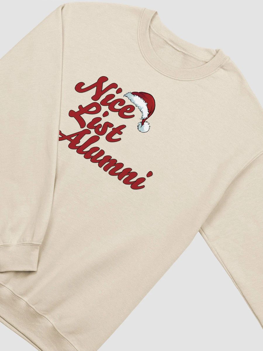 "Nice List Alumni: Nice by Nature, Alumni by Tradition" Crewneck Sweatshirt product image (3)