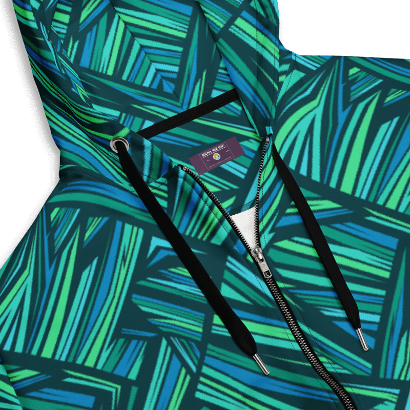 Aqua Angles | Recycled Unisex ZIP Hoodie product image (4)