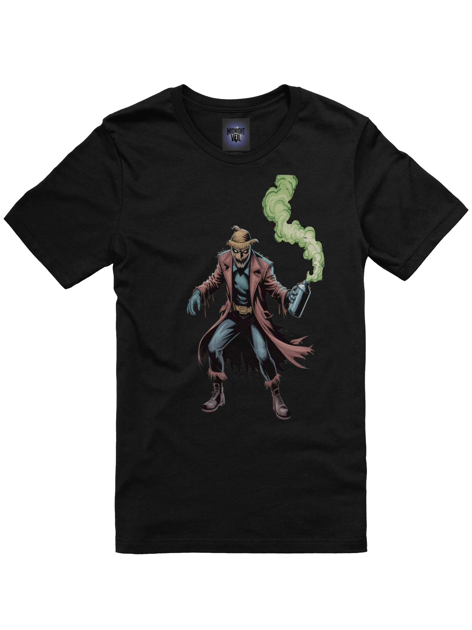 Verdant Venom: Scarecrow's Toxic Trail T-Shirt product image (3)