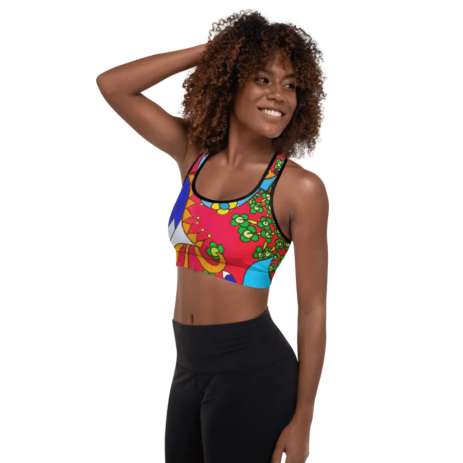 Ethereal Vision All-Over Print Sports Bra product image (11)
