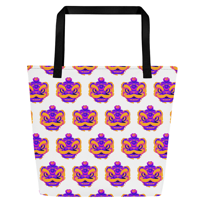 Dragon Head Mask Vivid Tote Bag product image (1)