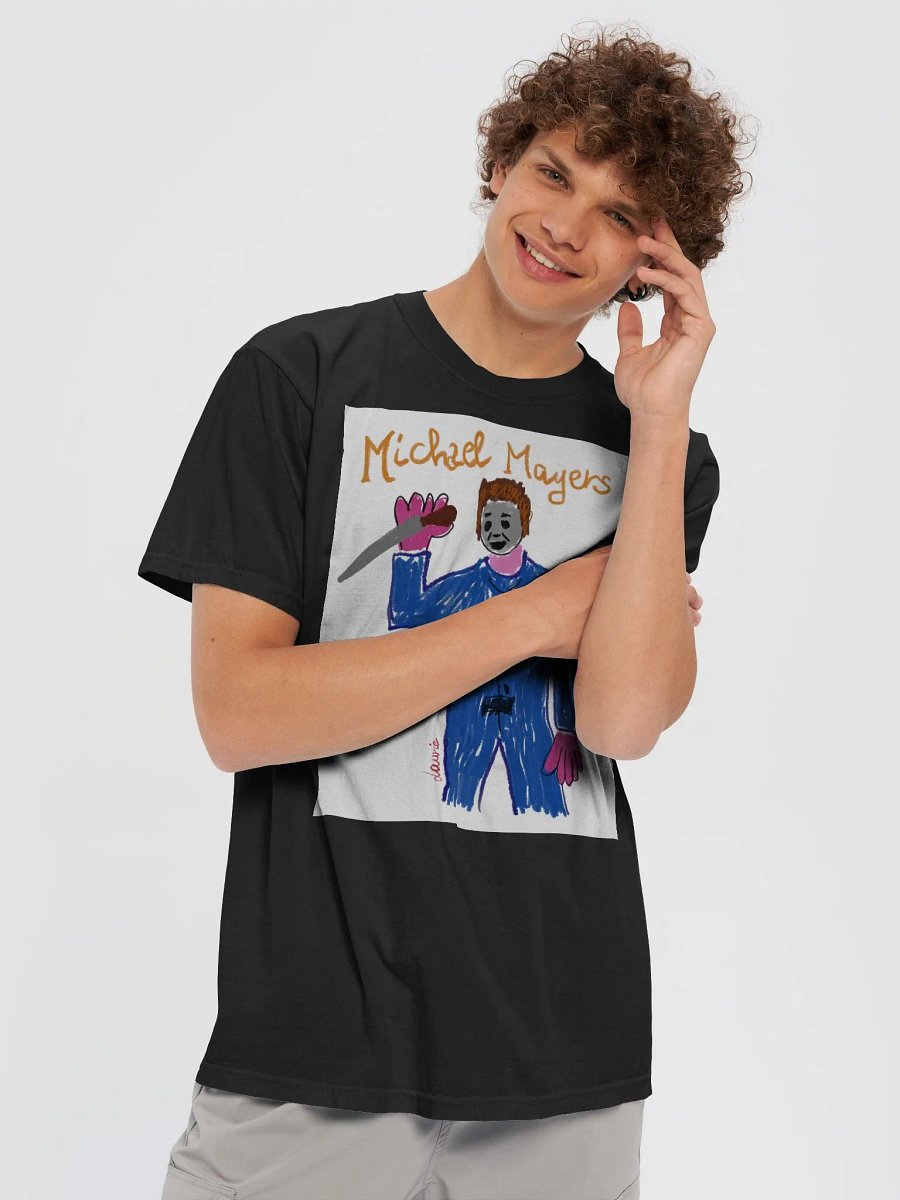 🔪 "Mayers" CreepyKids Unisex Horror Halloween Slasher Tee Art Print🎃 product image (5)
