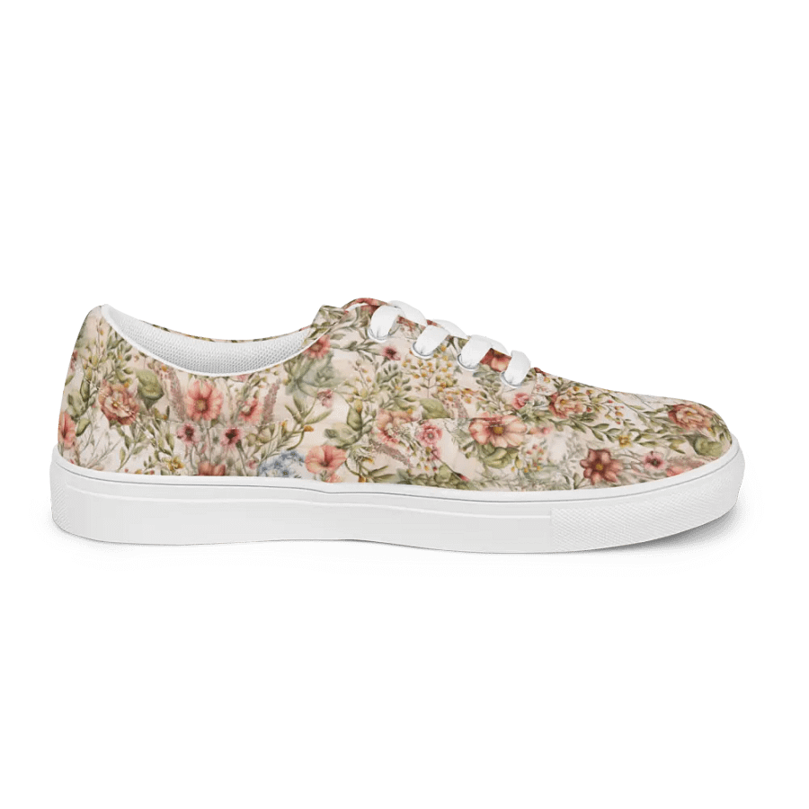 Blossom Breeze Lace-Up Canvas Shoes product image (9)