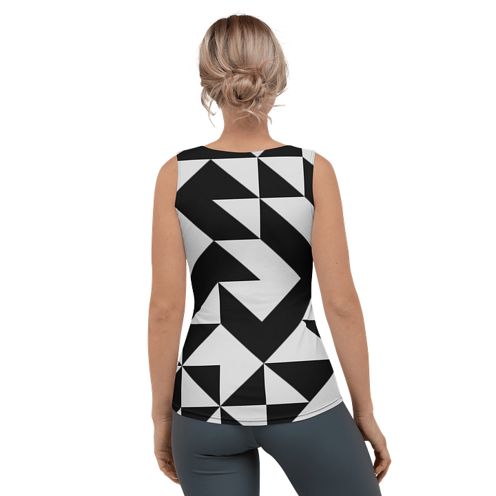 Abstract Geometric Symmetry Tank Top product image (2)