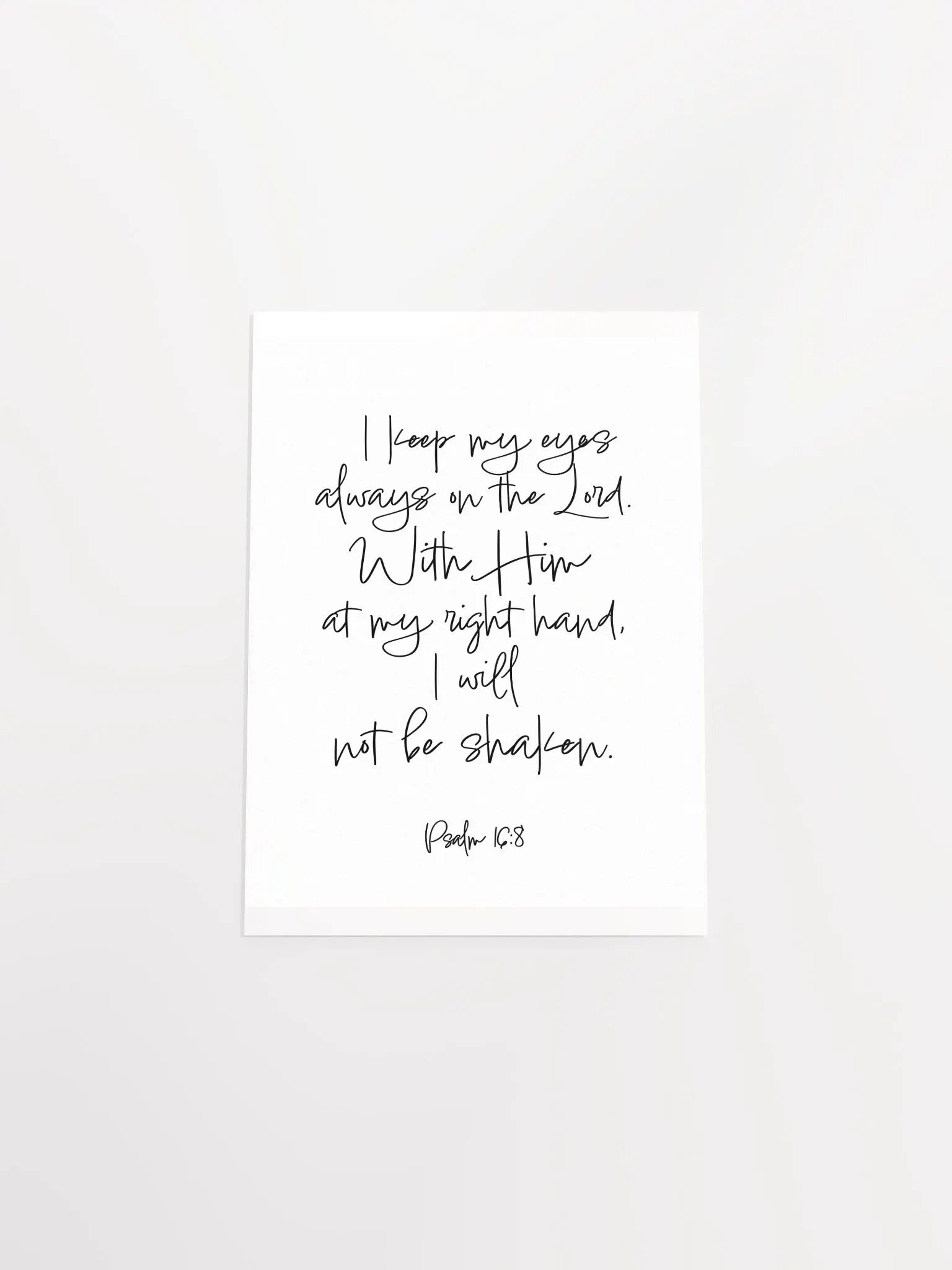 I Will Not Be Shaken - Print product image (4)
