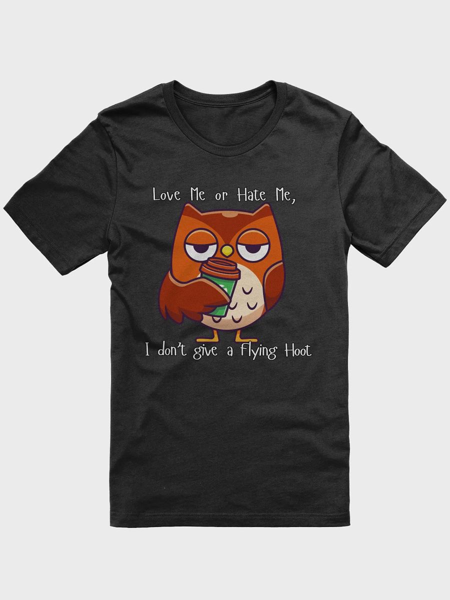No Hoots to Give! Chill Owl with Latte T-Shirt product image (3)
