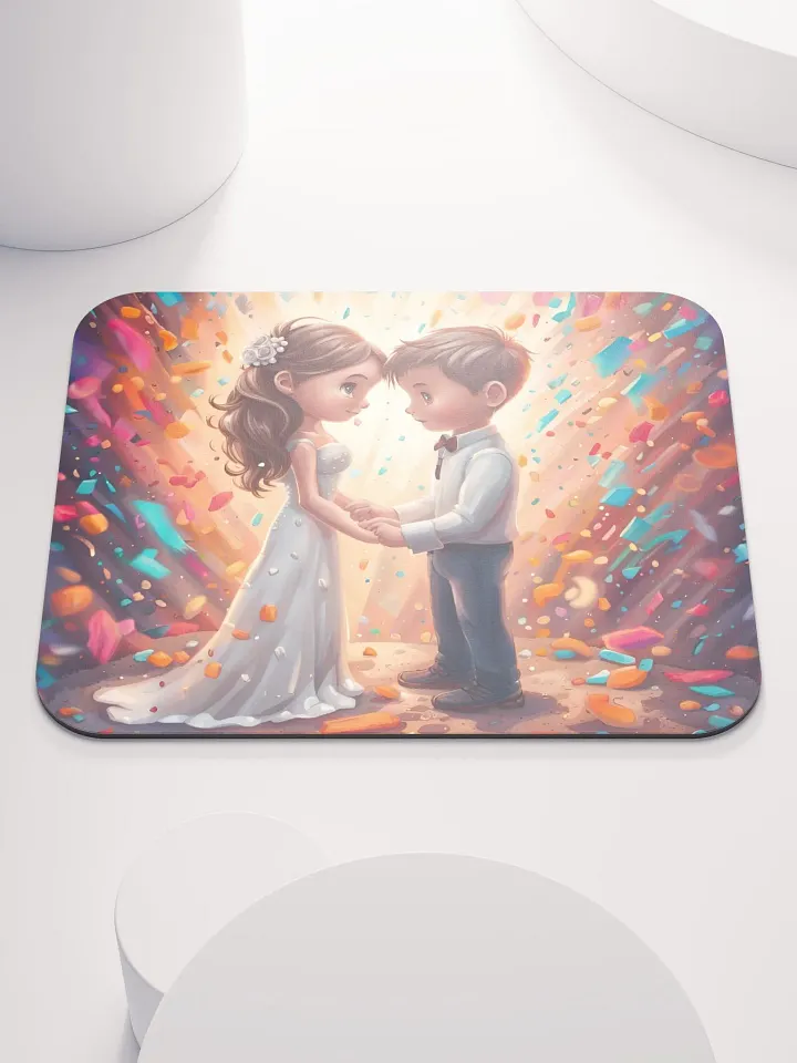 Cute Couple Mouse Pad product image (1)