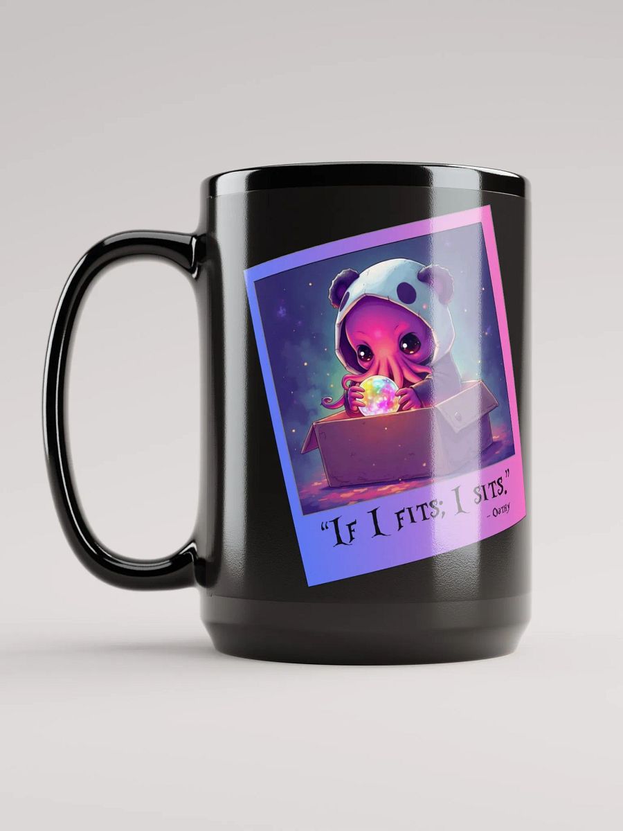 If I Fits; I Sits! Black Mug product image (6)