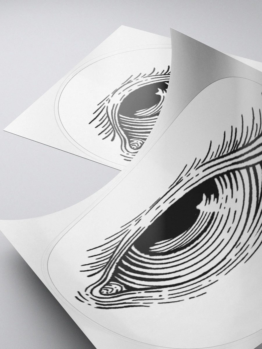 Woodcut Eye Sticker product image (4)