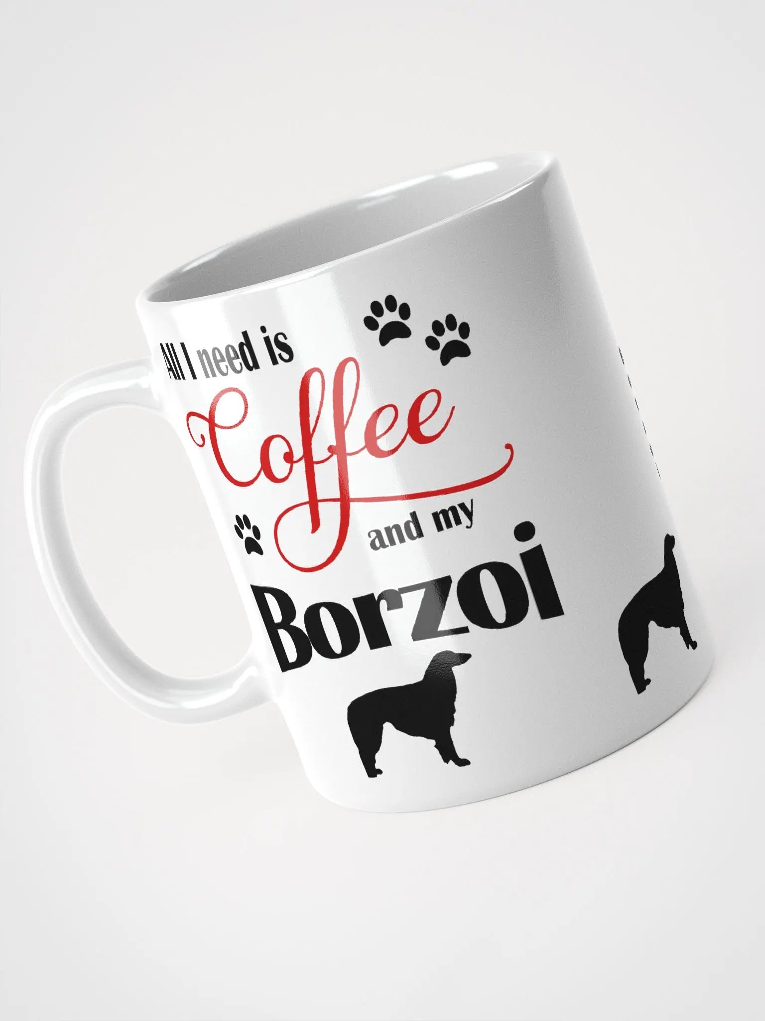 Coffee and my Borzoi Mug product image (3)