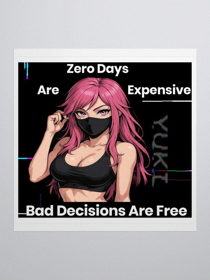 Yuki - Bad Decisions - Sticker product image (1)