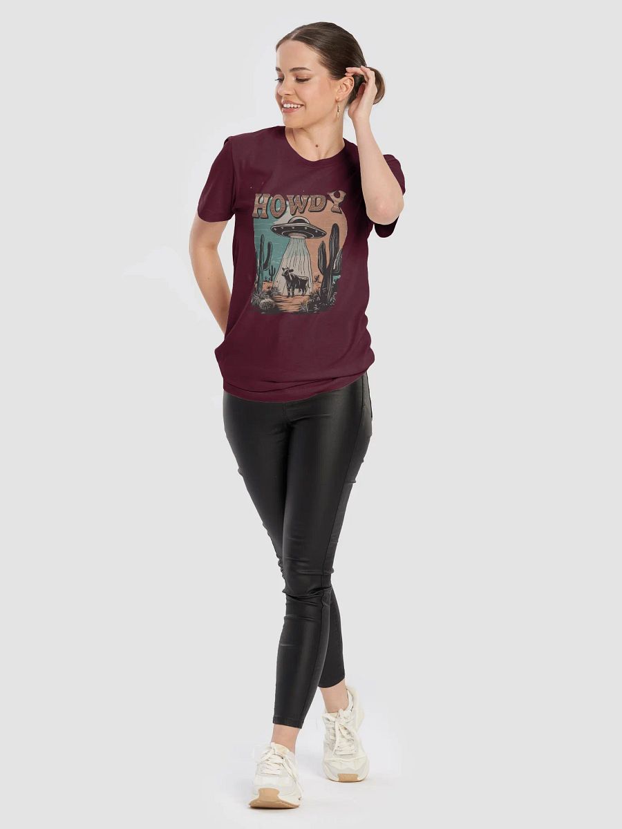 "Howdy-UFO" t-shirt! (dark background) product image (4)