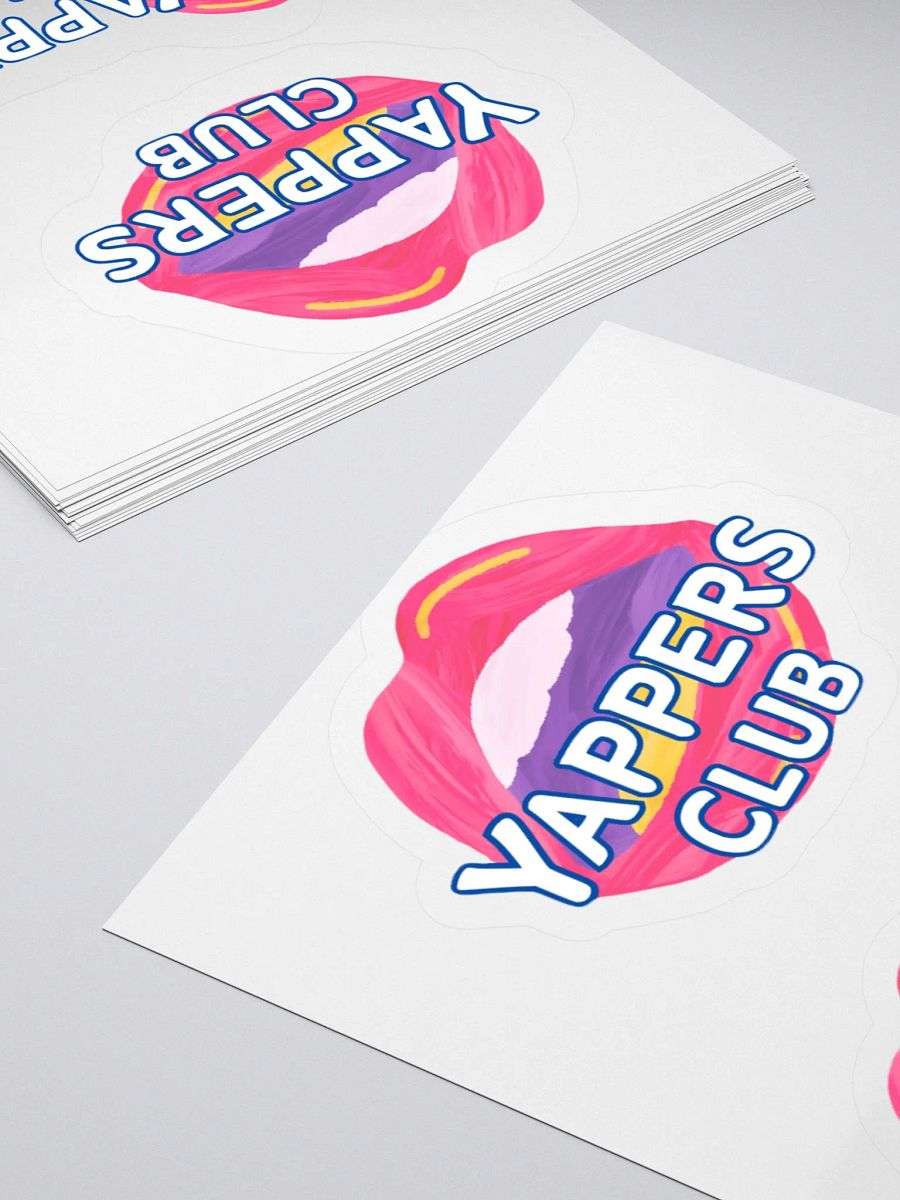 Yappers Club Stickers product image (6)