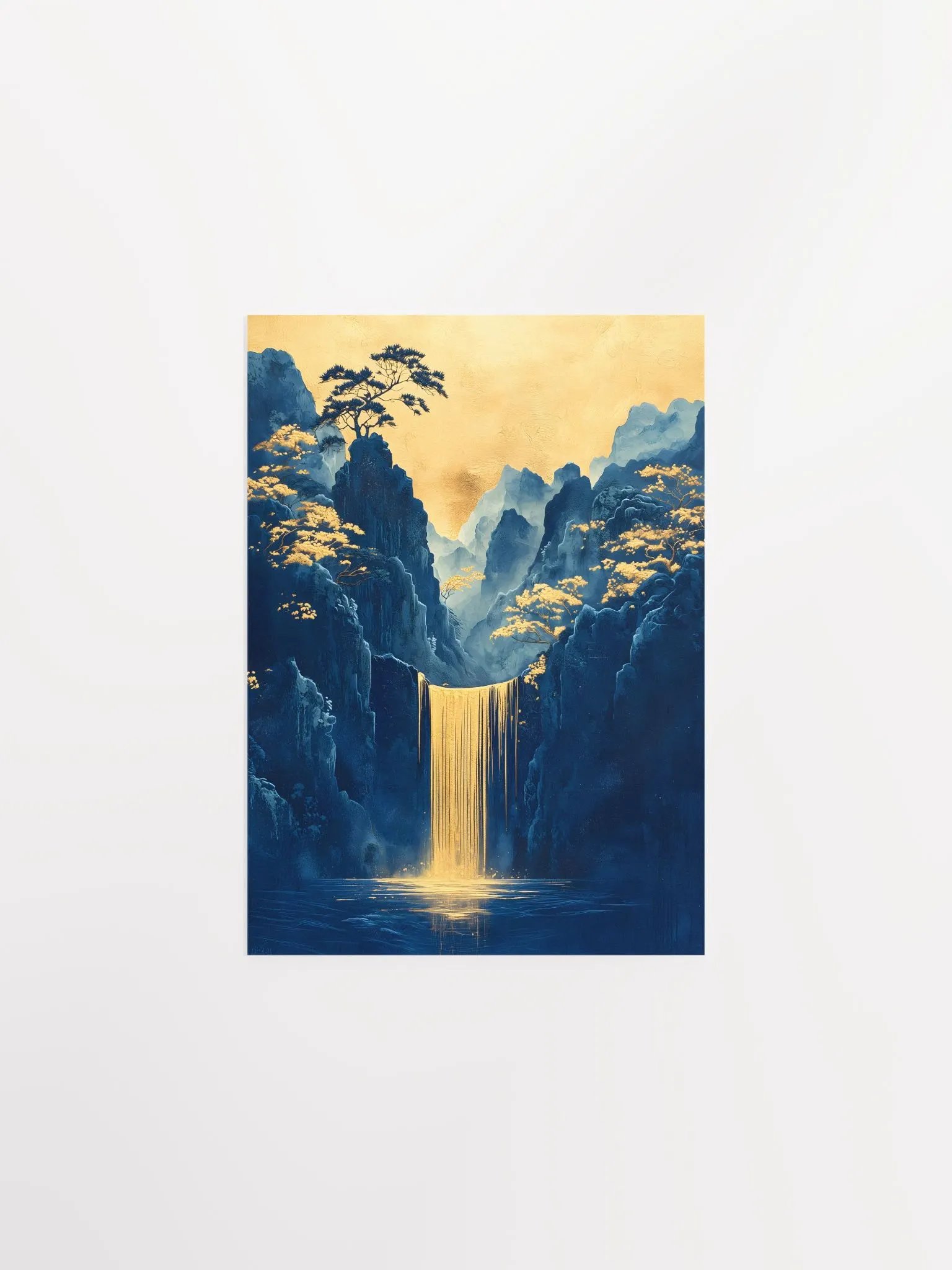 Golden Cascade of Serenity Poster Art product image (5)