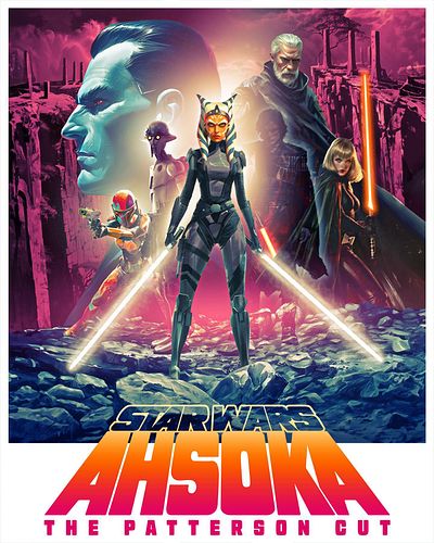 I’ve been working on a retro poster for my Ahsoka movie. It’s inspired by some of the first Star Wars posters in 1977 (the la...