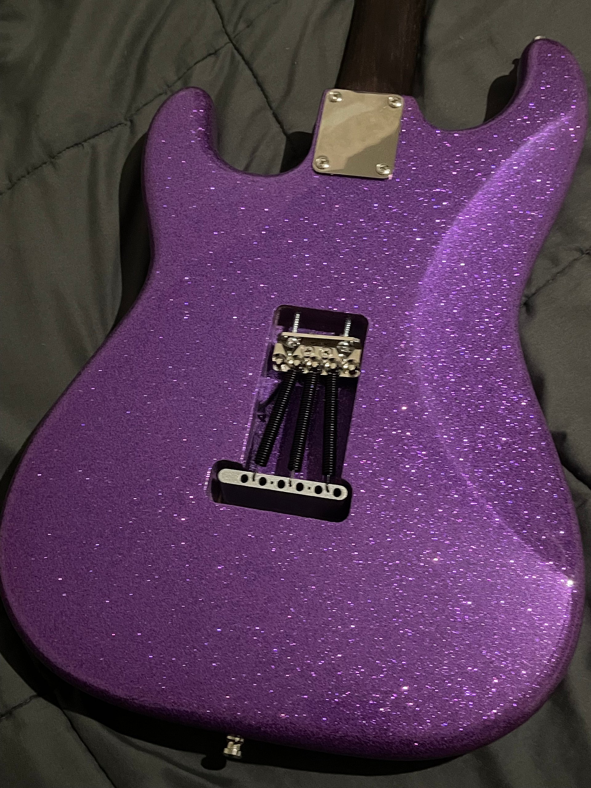 GD Guitars “Prince” Super S 2025 - Purple Sparkle - Custom GD Pickup Set - Solid Rosewood Neck - With Case - Titanium Parts product image (5)