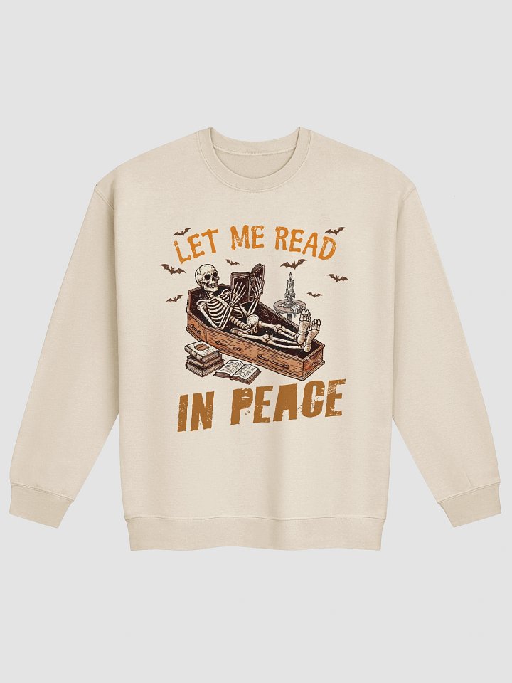 Let me read in peace Crewneck product image (3)